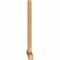Ekena Millwork Portland Timber Gable Bracket, Western Red Cedar, 96"W x 48"H x 3 1/2"D x 3 1/2"F, 12/12 Pitch GBW096X48X0404POR00SWR - alternate 3